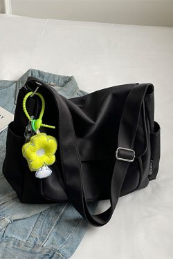 2025 Women's Canvas Single Shoulder Bag - Casual Korean Style Crossbody for College Commuting - Fresh Look