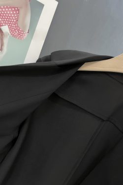 2025 Women's Casual Black Suit Jacket - Thin High-Quality Blazer for Summer Professional Attire, Versatile Office Wear