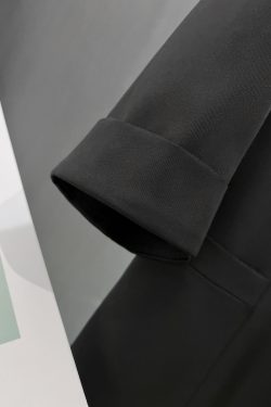 2025 Women's Casual Black Suit Jacket - Thin High-Quality Blazer for Summer Professional Attire, Versatile Office Wear