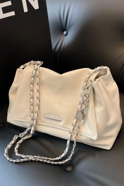 2025 Women's Casual Chain Tote Bag - Large Capacity Underarm Shoulder Crossbody Bag for Everyday Fashion