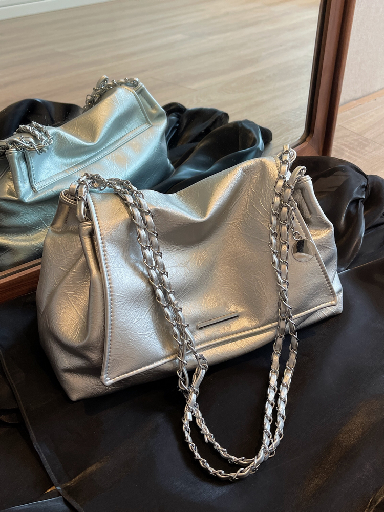 2025 Women's Casual Chain Tote Bag - Large Capacity Underarm Shoulder Crossbody Bag for Everyday Fashion 2025 Women's Casual Chain Tote Bag - Large Capacity Underarm Shoulder Crossbody Bag for Everyday Fashion