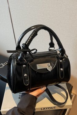 2025 Women's High-End Ballet Bowling Bag - Sweet Cool Crossbody Boston Handbag for Chic Fashion Style