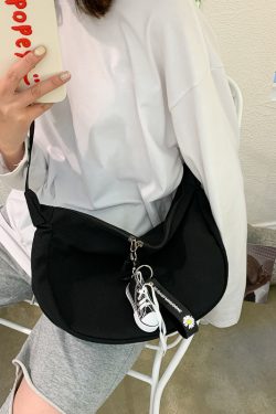 2025 Women's Large Capacity Canvas Shoulder Crossbody Bag - Solid Color Versatile Casual Style