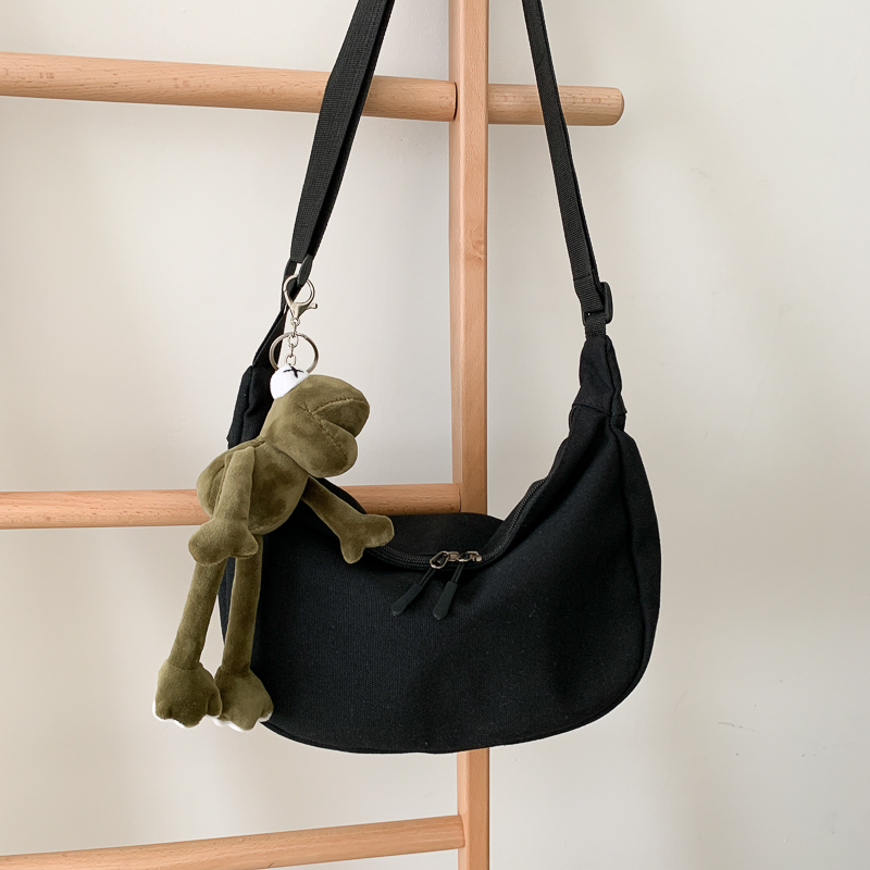 2025 Women's Large Capacity Canvas Shoulder Crossbody Bag - Solid Color Versatile Casual Style 2025 Women's Large Capacity Canvas Shoulder Crossbody Bag - Solid Color Versatile Casual Style