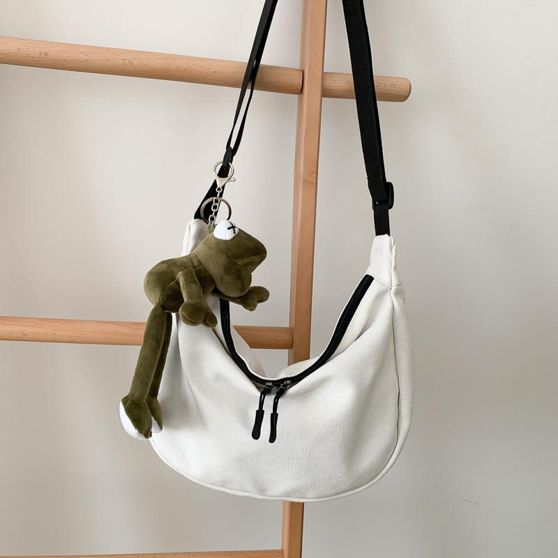 2025 Women's Large Capacity Canvas Shoulder Crossbody Bag - Solid Color Versatile Casual Style 2025 Women's Large Capacity Canvas Shoulder Crossbody Bag - Solid Color Versatile Casual Style