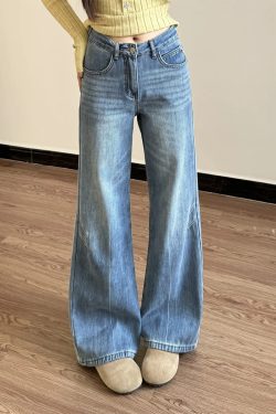 2025 Women's Plus Size Cowboy Flared Pants, High Waist Straight Loose Trousers for Curvy Girls, Trendy Western Style