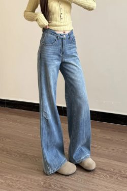 2025 Women's Plus Size Cowboy Flared Pants, High Waist Straight Loose Trousers for Curvy Girls, Trendy Western Style