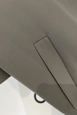 2025 Women's Vintage Short Blazer - Summer Thin Gray Textured Suit Jacket, Stylish High-Quality Fashion