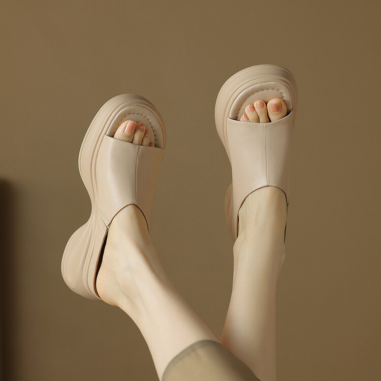 6 cm Thick Sole Italian-Style Soft Sole Shoes - Comfortable Genuine Leather for All-Day Wear - Age-Reducing Footwear 6 cm Thick Sole Italian-Style Soft Sole Shoes - Comfortable Genuine Leather for All-Day Wear - Age-Reducing Footwear