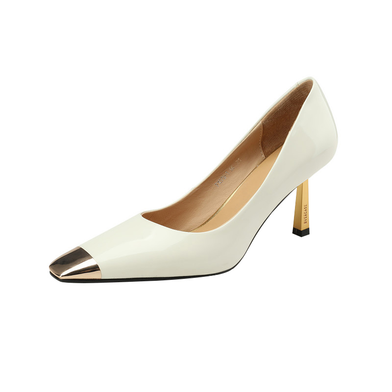 7.5 cm Italian-Style Patent Leather Stiletto Heels for Women - Comfortable Soft Sole, Sexy Genuine Leather Design 7.5 cm Italian-Style Patent Leather Stiletto Heels for Women - Comfortable Soft Sole, Sexy Genuine Leather Design