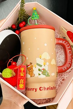 800ml Ceramic Straight Body Mug - Extra Large Capacity, Aesthetic Design, Perfect Gift for Girls and Friends, Stylish Straw Water Cup