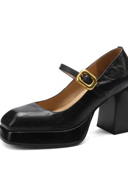 9 cm Italian-Style Soft-Soled Flats in First-Layer Cowhide - Comfortable Shallow Mouth Design for Everyday Wear