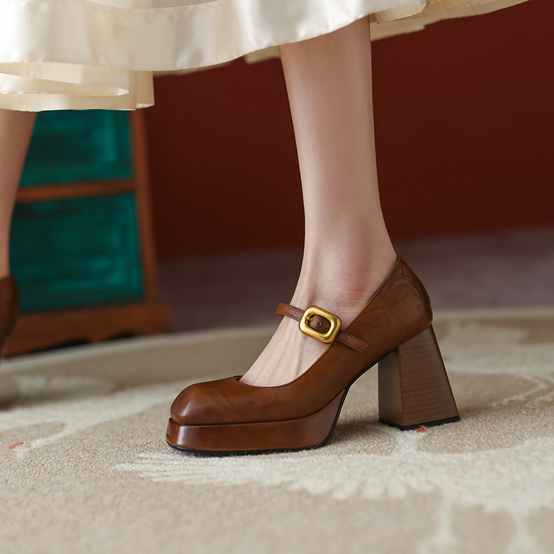 9 cm Italian-Style Soft-Soled Flats in First-Layer Cowhide - Comfortable Shallow Mouth Design for Everyday Wear 9 cm Italian-Style Soft-Soled Flats in First-Layer Cowhide - Comfortable Shallow Mouth Design for Everyday Wear