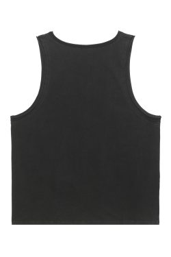 American Hip-Hop Distressed Rolled-Edge Tank Top for Women - Oversized Loose Sleeveless Tee, Trendy 90s Style