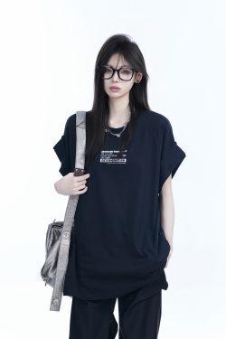 American Retro Black Sleeveless T-Shirt for Women - Summer Sports Style, Loose Fit Unisex Tee with Fun Mountain Quote