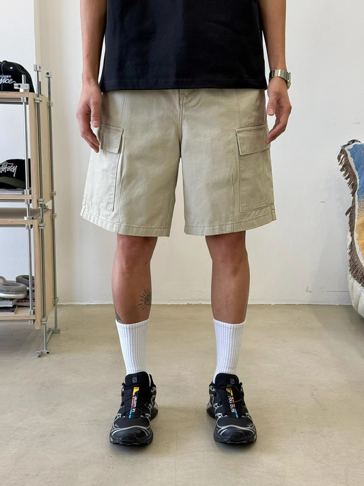 American Retro Distressed Work Shorts for Men and Women - Summer High Street Loose Casual Straight-Leg Five-Point Shorts American Retro Distressed Work Shorts for Men and Women - Summer High Street Loose Casual Straight-Leg Five-Point Shorts