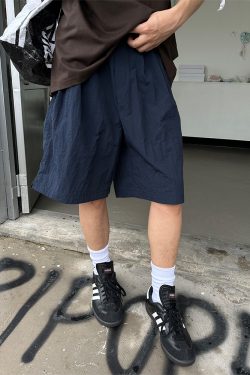 American Retro Lightweight Quick-Dry Casual Shorts for Men and Women - Loose Straight Breathable 5-Point Summer Sports Pants