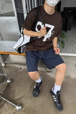 American Retro Lightweight Quick-Dry Casual Shorts for Men and Women - Loose Straight Breathable 5-Point Summer Sports Pants