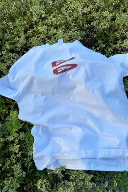 American Retro Minimalist Casual Printed T-Shirt for Men and Women - Versatile Loose Fit Pure Cotton Short Sleeve