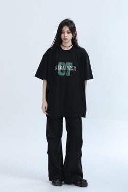 American Retro Pleated Black Casual Pants for Women - Niche Loose Straight Wide-Leg Design, Vintage Style, Comfortable Fit