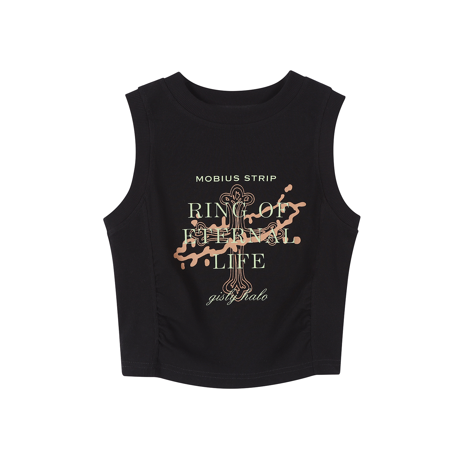 American Retro Printed Camisole for Women - Summer Spicy Short Top with Girly Vibe - Y2K Style American Retro Printed Camisole for Women - Summer Spicy Short Top with Girly Vibe - Y2K Style