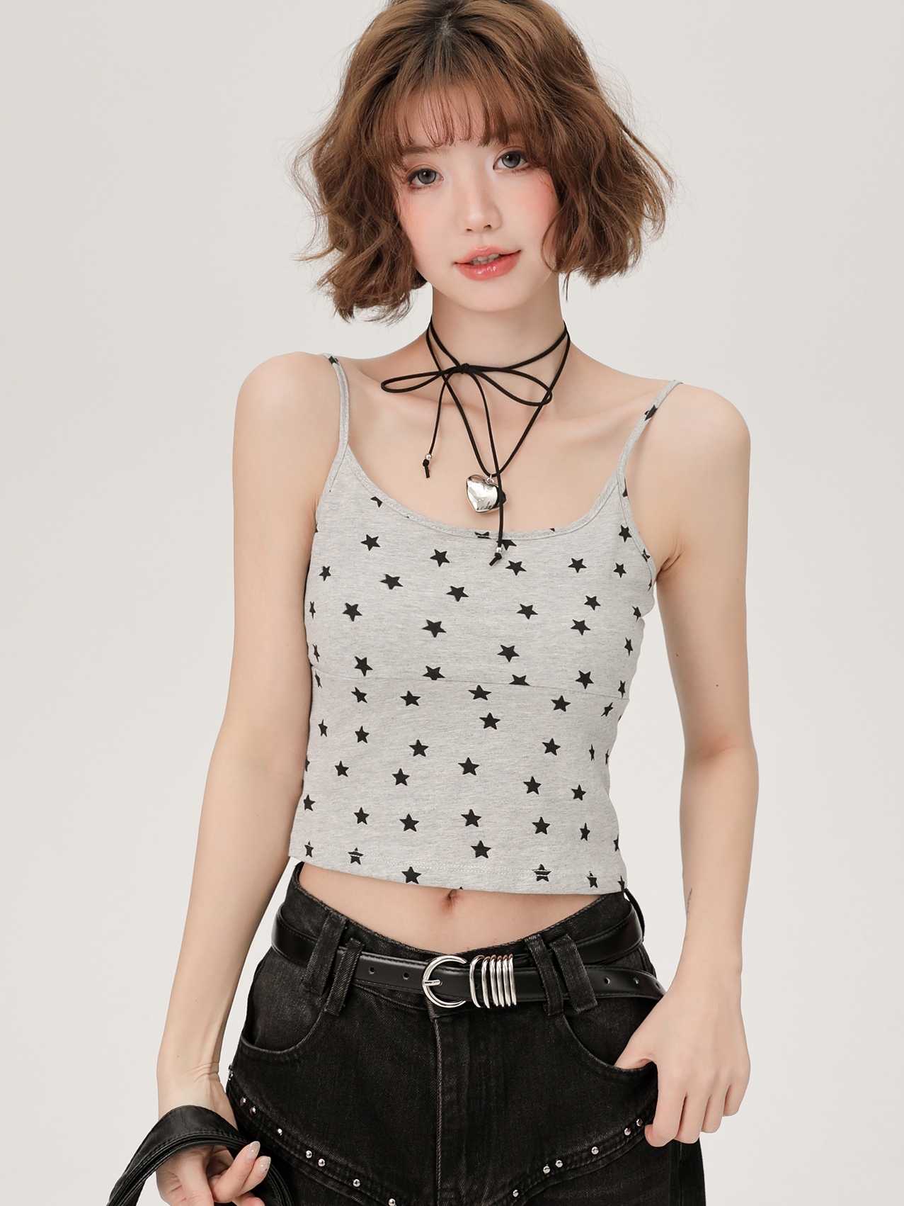 American Retro Spicy Girl Slim Fit Camisole for Women - Summer Niche Small Top American Retro Spicy Girl Slim Fit Camisole for Women - Summer Niche Small Top