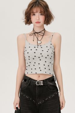 American Retro Spicy Girl Slim Fit Camisole for Women - Summer Niche Small Top