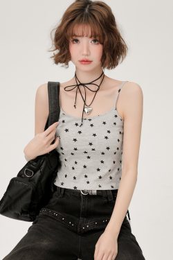 American Retro Spicy Girl Slim Fit Camisole for Women - Summer Niche Small Top