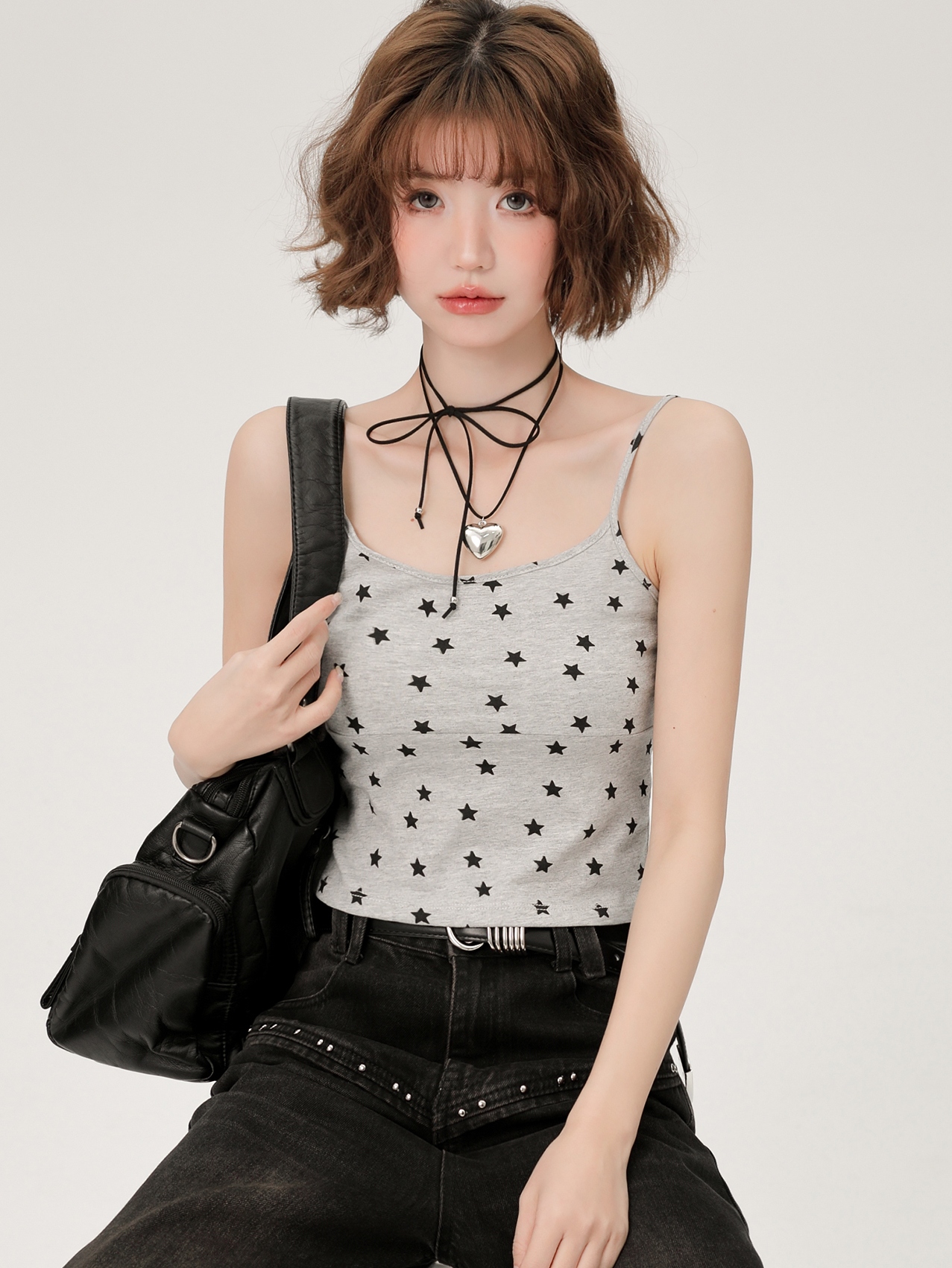 American Retro Spicy Girl Slim Fit Camisole for Women - Summer Niche Small Top American Retro Spicy Girl Slim Fit Camisole for Women - Summer Niche Small Top