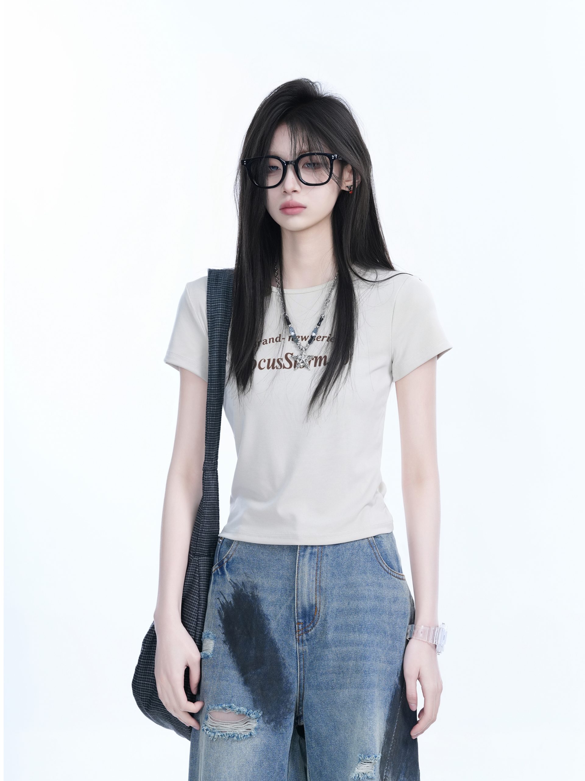 American Retro Summer Short Sleeve T-Shirt for Women - Flattering Slim Fit, Petite Style, "Sit and Eat Until the Mountains Are Empty" Print American Retro Summer Short Sleeve T-Shirt for Women - Flattering Slim Fit, Petite Style, "Sit and Eat Until the Mountains Are Empty" Print