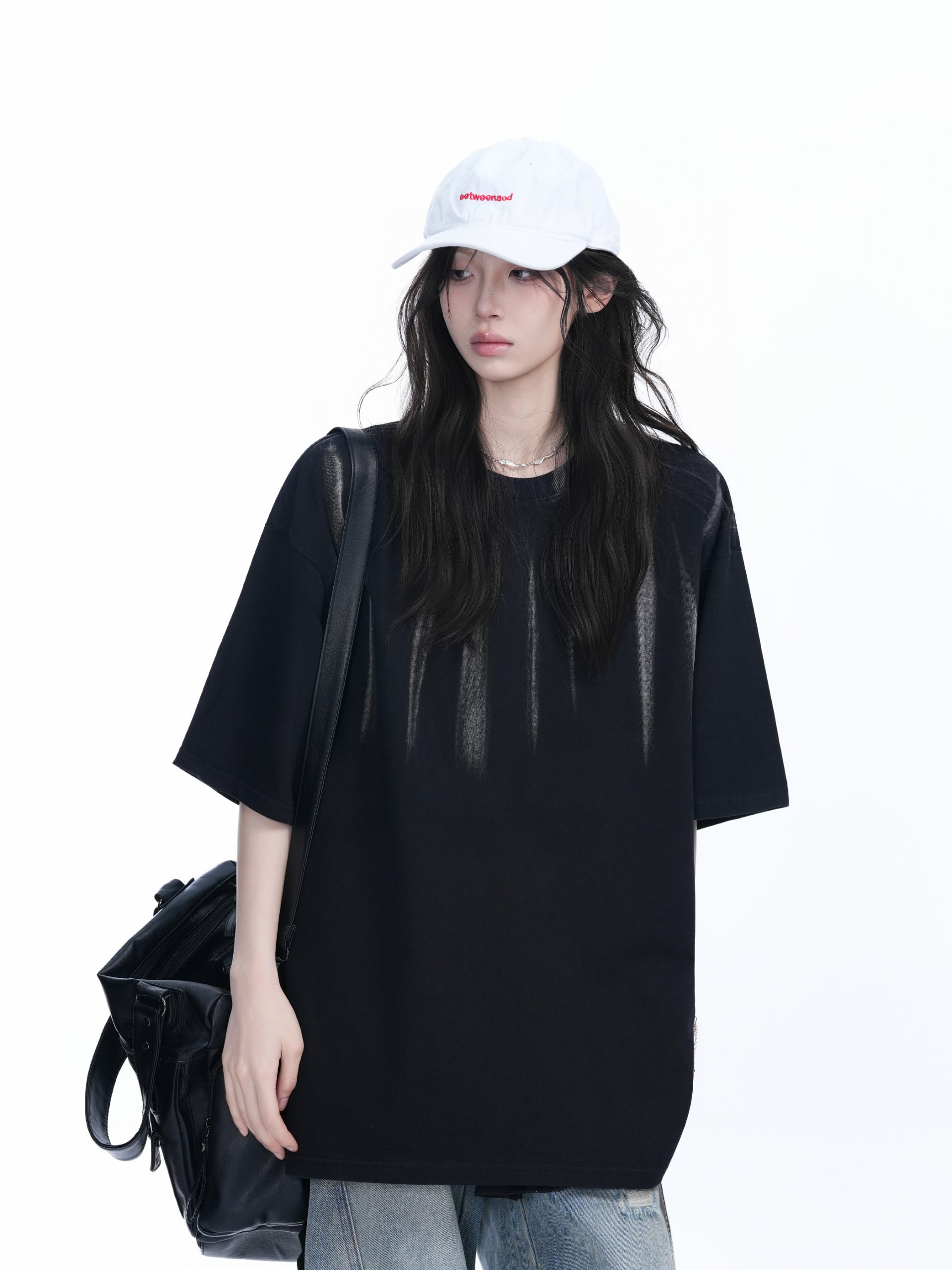 American Retro Tie-Dye Oversized Short Sleeve T-Shirt for Women - Trendy Round Neck Casual Top with Y2K Vibe American Retro Tie-Dye Oversized Short Sleeve T-Shirt for Women - Trendy Round Neck Casual Top with Y2K Vibe