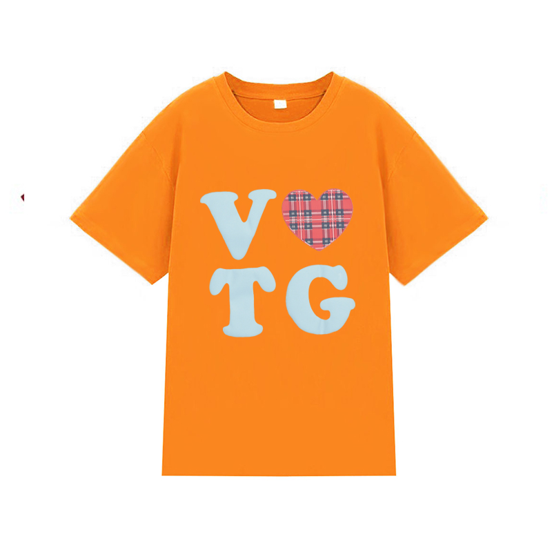 American Style Oversized Short Sleeve Women's Summer Heart Letter Print Loose Round Neck T-Shirt | High Street Fashion American Style Oversized Short Sleeve Women's Summer Heart Letter Print Loose Round Neck T-Shirt | High Street Fashion