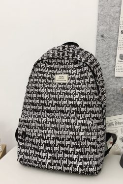 American-Style Printed Backpack for Students - Large Capacity Sports Book Bag for Boys, Trendy High School Essentials