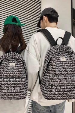 American-Style Printed Backpack for Students - Large Capacity Sports Book Bag for Boys, Trendy High School Essentials