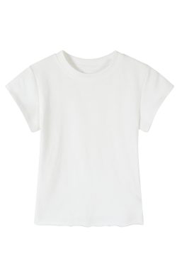 American-Style Spicy Girl Short Sleeve T-Shirt for Women - Summer Basic Round Neck Slim Fit Solid Color Top