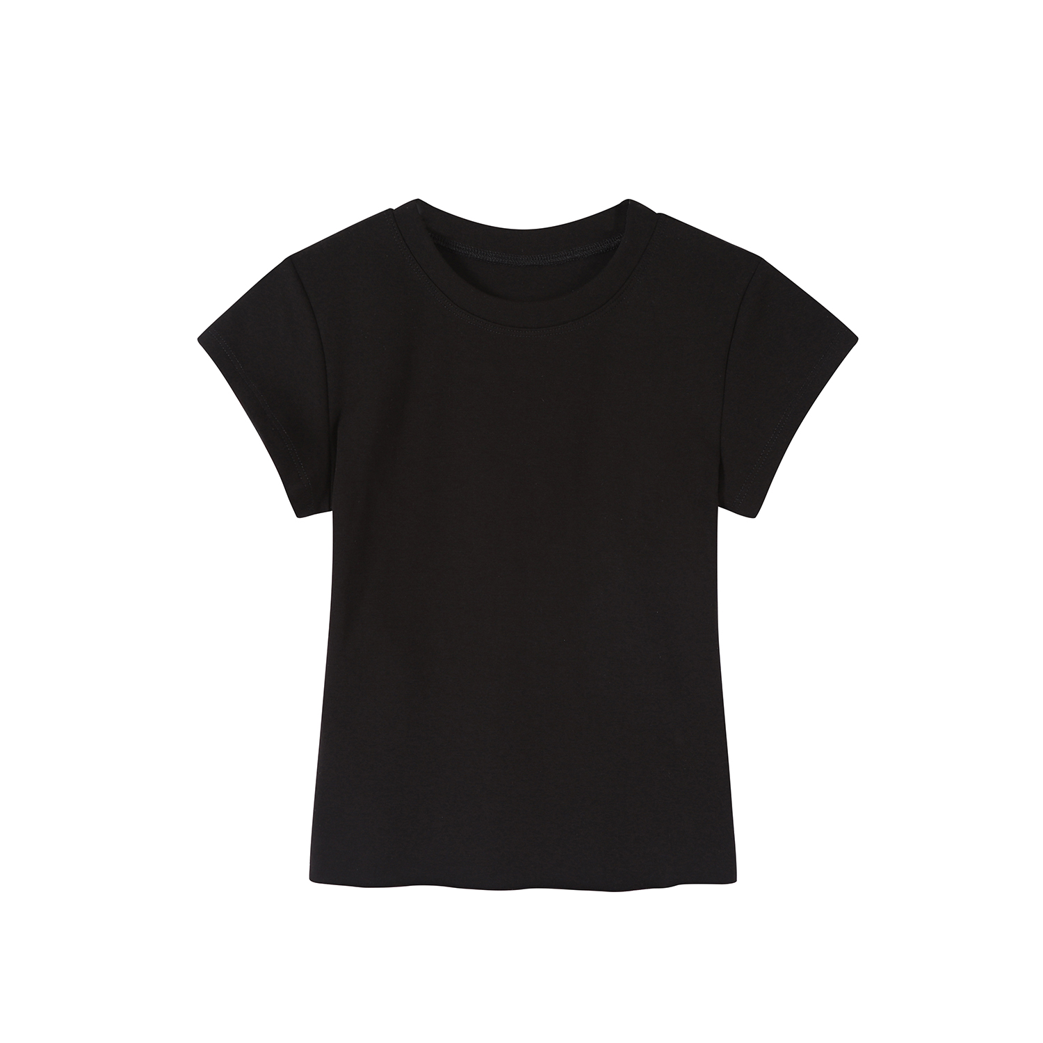 American-Style Spicy Girl Short Sleeve T-Shirt for Women - Summer Basic Round Neck Slim Fit Solid Color Top American-Style Spicy Girl Short Sleeve T-Shirt for Women - Summer Basic Round Neck Slim Fit Solid Color Top