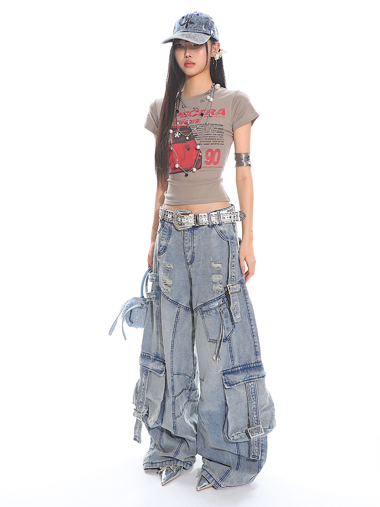 American Vintage Car Print Women's Summer Slim Fit Short Sleeve T-Shirt - High Elastic, Comfortable, Retro Style American Vintage Car Print Women's Summer Slim Fit Short Sleeve T-Shirt - High Elastic, Comfortable, Retro Style