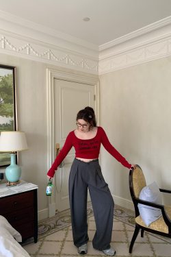 American Vintage Printed Short Sleeve T-Shirt - Slightly Chubby Cool Sniper Layered Top for 90s Y2K Style