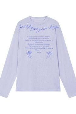 Angel Print Sheer Cover-Up Top - Lightweight Long Sleeve, Loose Fit, Early Autumn Fashion, Perfect for Layering, Trendy Casual Style