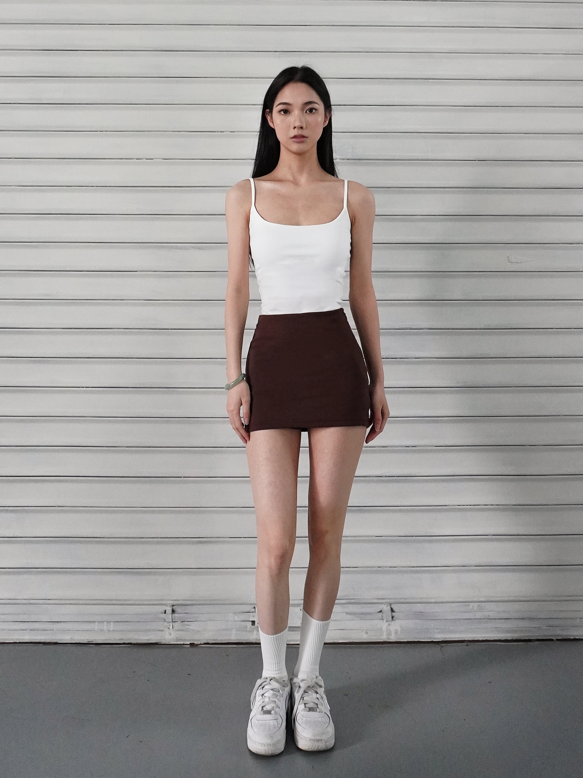 Anti-Exposure Bodycon Sports Short Skirt in Nude - Stylish and Functional Activewear for Modern Athletes Anti-Exposure Bodycon Sports Short Skirt in Nude - Stylish and Functional Activewear for Modern Athletes