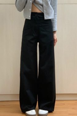 Apricot Straight-Leg Casual Pants for Women, Plus Size Flattering Wide-Leg Work Trousers, 2025 Fashion Trend
