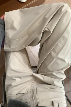 Apricot Straight-Leg Casual Pants for Women, Plus Size Flattering Wide-Leg Work Trousers, 2025 Fashion Trend