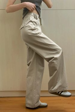 Apricot Straight-Leg Casual Pants for Women, Plus Size Flattering Wide-Leg Work Trousers, 2025 Fashion Trend