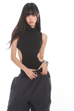 Backless Cross Slimming Jumpsuit Shorts - 2025 Summer Vietnamese Niche Design for Trendy Y2K Style