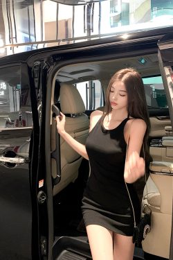 Backless Halter Neck Summer Dress with Chest Pad, Knitted Bodycon Mini Skirt, Jasmine and Black Tea Colors, Y2K Style