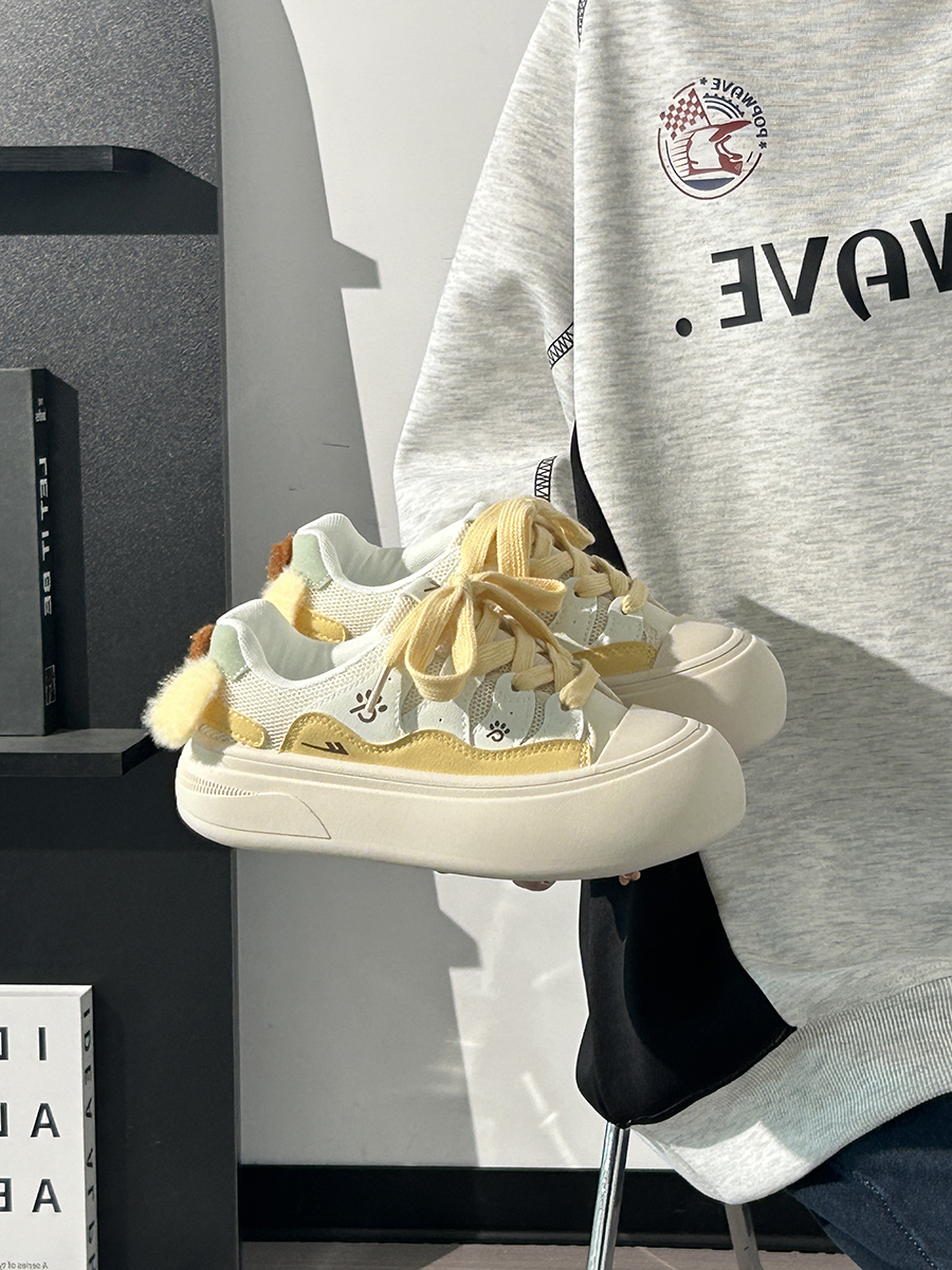 Ballet-Style Chunky Loafers for Women - Fog Blue Thick-Soled Sneakers, Summer Niche Design Ballet-Style Chunky Loafers for Women - Fog Blue Thick-Soled Sneakers, Summer Niche Design