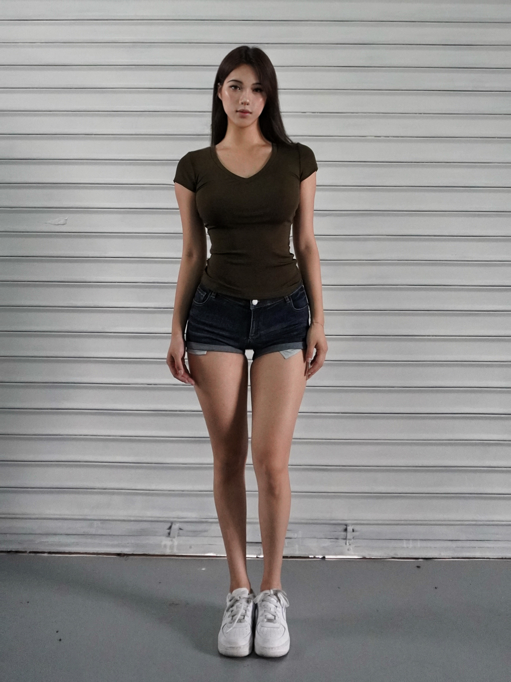 Basic Four-Color V-Neck Fitted Short Sleeve Versatile Top - Trendy Essential for Casual Chic Outfits Basic Four-Color V-Neck Fitted Short Sleeve Versatile Top - Trendy Essential for Casual Chic Outfits