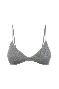 Basic Knitted Bikini with Adjustable Shoulder Straps - Summer Essential Swimwear in Trendy Knit Design