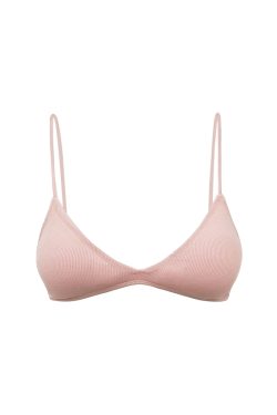 Basic Knitted Bikini with Adjustable Shoulder Straps - Summer Essential Swimwear in Trendy Knit Design