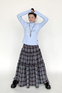 Basic Knitted Printed Slim-Fit Turtleneck Long Sleeve Top for Autumn Winter Layering - Trendy Knitwear Essential